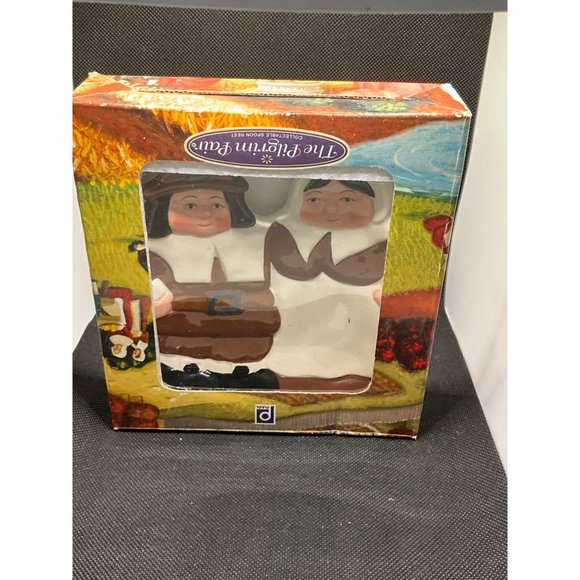 Pilgrim Pair Porcelain Spoon Rest - Picture 3 of 5